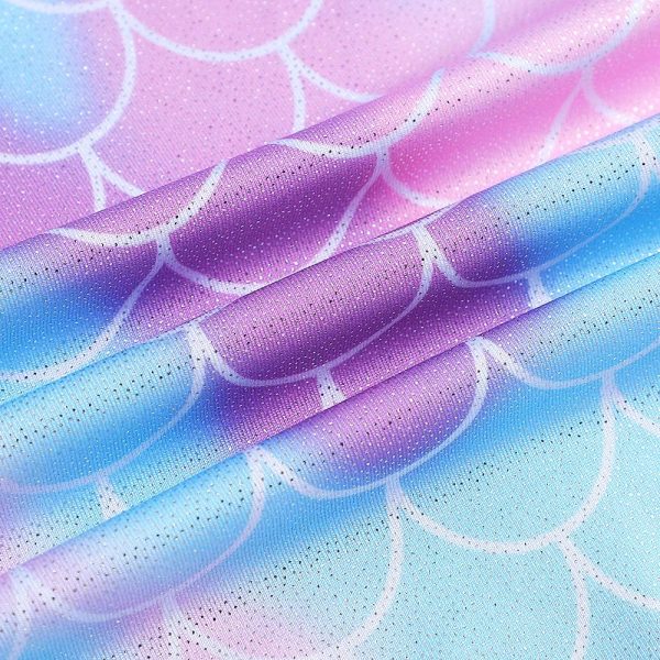 HOZIY Gymnastics Leotards for Girls with Shorts Toddlers Biketards Rainbow - Image 3