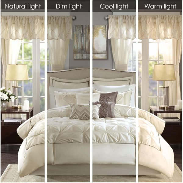 Madison Park Essentials Room in a Bag Faux Silk Comforter Set - Luxe - Image 2