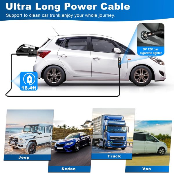 Car Vacuum, Portable Car Vacuum Cleaner with 7000PA Suction, DC 12V High - Image 4