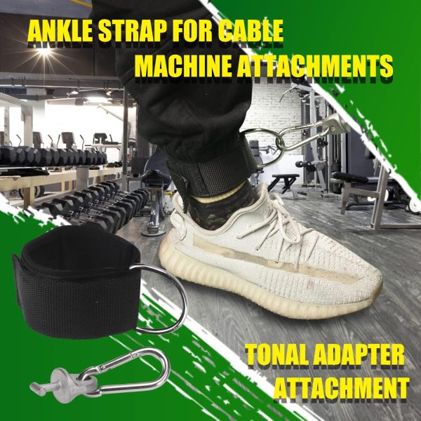 Universal Ankle Strap for Cable Machine Attachments, for Tone and Tighten - Image 5