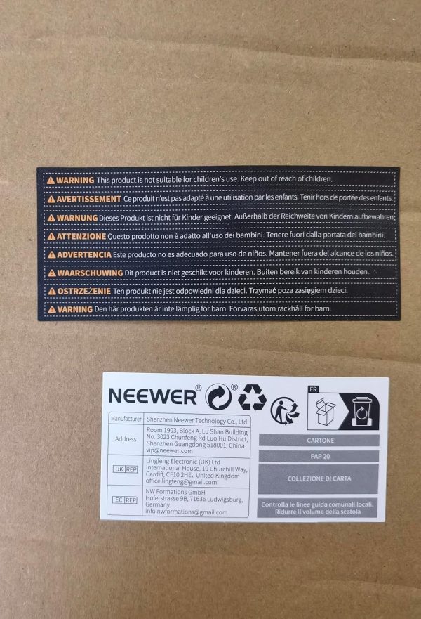 NEEWER 79"/200cm Video Tripod, Heavy Duty Aluminum Alloy Camera Tripod - Image 10