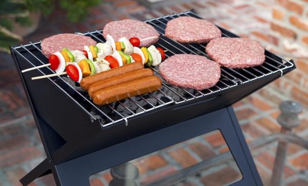 Fire Sense 60508 Notebook BBQ Grill 3.5mm Cooking Bars Instant Foldable & - Image 5