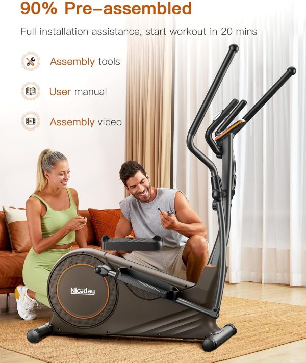 Niceday Elliptical Machine, Elliptical Exercise Machine for Home with - Image 6