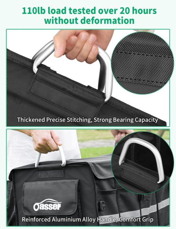 Oasser Trunk Organizer Cargo Organizer Trunk Storage Waterproof Collapsible - Image 5