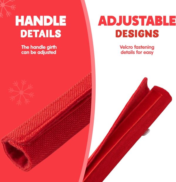 JOYIN Christmas Refrigerator Handle Covers Set of 5 Xmas Appliance Handle - Image 5
