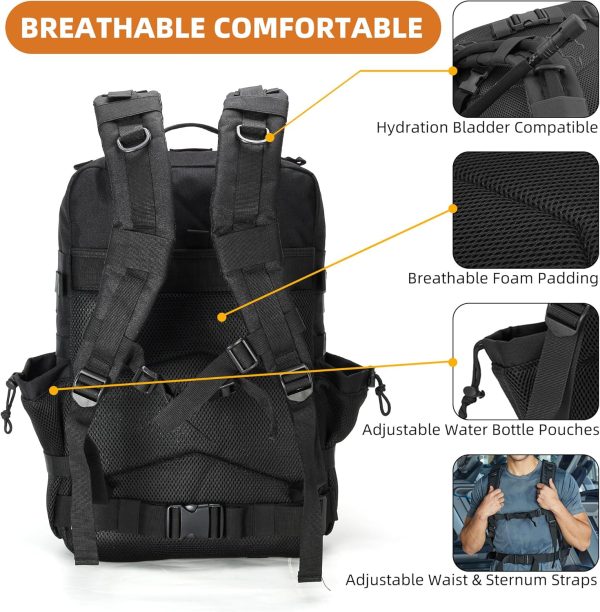Military Tactical Backpack for Men and Women Army Camping Daypack Bug out - Image 6