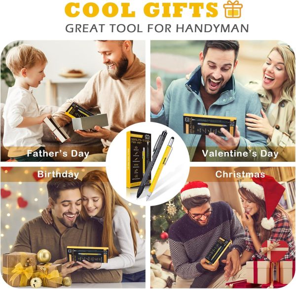 9 in 1 Multitool Pen Set, Stocking Stuffers for Adults Men, Multi Tool Pen - Image 3