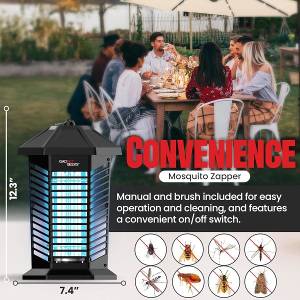 Mosquito Bug Zapper Outdoor & Indoor Electric, Mosquito Zapper, Fly Zapper - Image 5