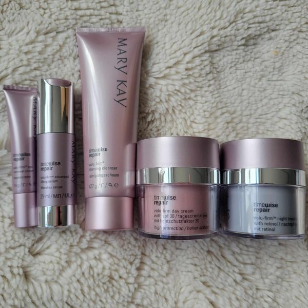 New Mary Kay TimeWise Repair Volu-Firm 5 Product Set Adv Skin Care Full - Image 2