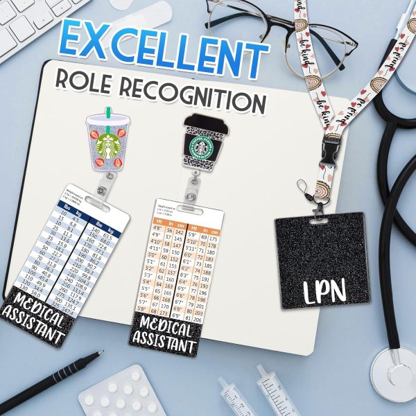 Plifal Medical Assistant Badge Buddy Card Holder Nursing Accessories Black - Image 4
