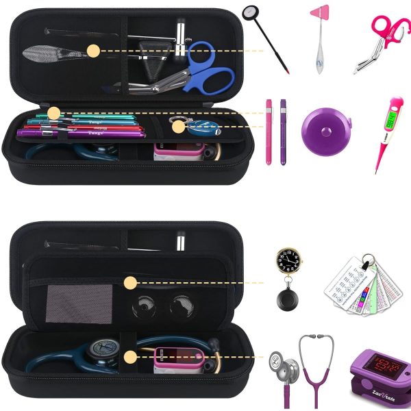 BOVKE Stethoscope Case fits 3M Littmann Classic III Monitoring Stethoscope, - Image 6