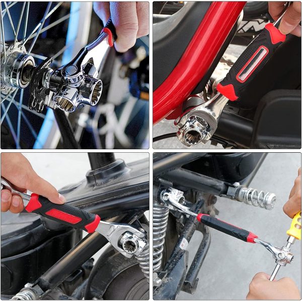 52 in 1 Socket Wrench, Stainless Steel Professional Multi-Functional - Image 7