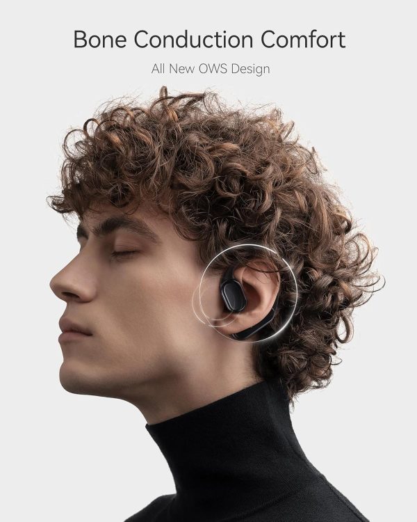 True Wireless Bone Conduction Headphones, OWS Open Ear Headphones with - Image 2
