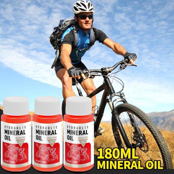 Brake Bleed Kit for Shimano, TEKTRO, TRP Hydraulic Disc Brakes, Brake Fluid - Image 3