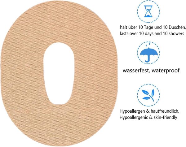 20 Packs Adhesive Patches for Dexcom G6 CGM – Waterproof & Sweatproof - Image 3