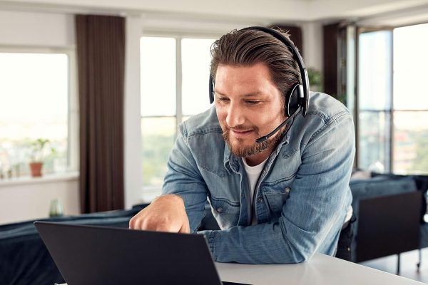 Sennheiser PC 8.2 USB On-Ear Headset With In-Line Volume Control - Secure - Image 8