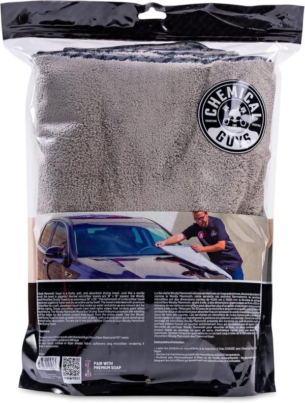 Chemical Guys Woolly Mammoth Large, Super Absorbent and Soft Microfiber - Image 12
