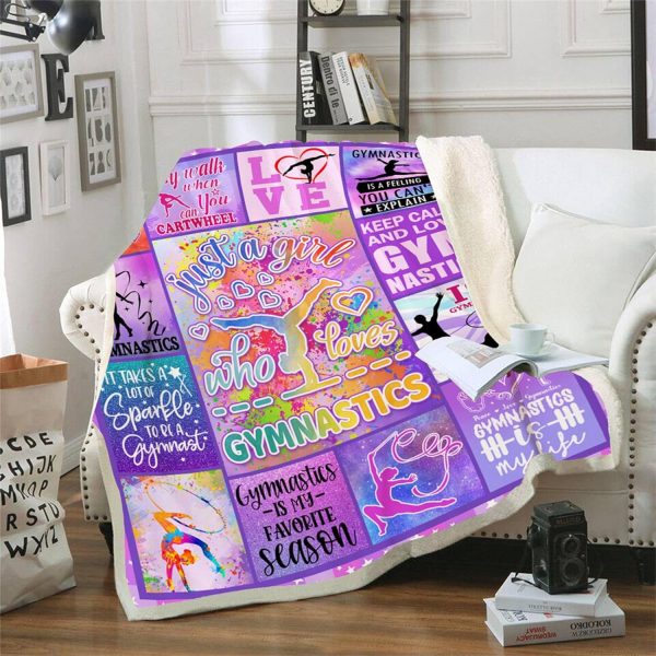 Gymnastics Gifts for Girls, Girls Gymnastics Blanket Gifts, Gifts for - Image 2