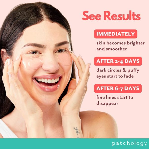Patchology Serve Chilled Rosé Hydrating Under Eye Patches – Hyaluronic Acid - Image 7