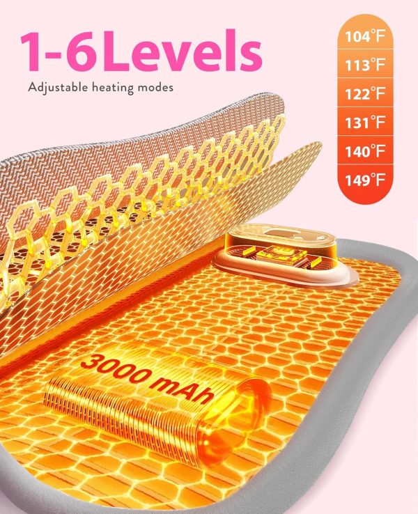 Portable Heating Pad for Period Cramps: FSA HSA Eligible Cordless Menstrual - Image 5