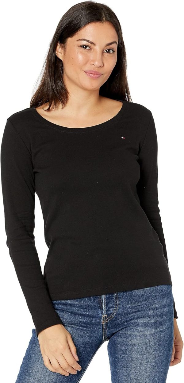 Tommy Hilfiger Women's Long Sleeve Scoop Neck Tee - Image 4