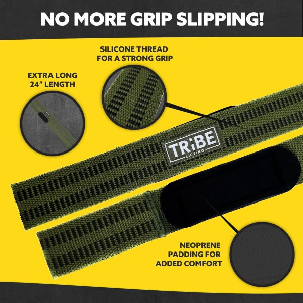 Heavy Duty Wrist Wraps and Lifting Straps - 21" Wrist Wraps for - Image 4
