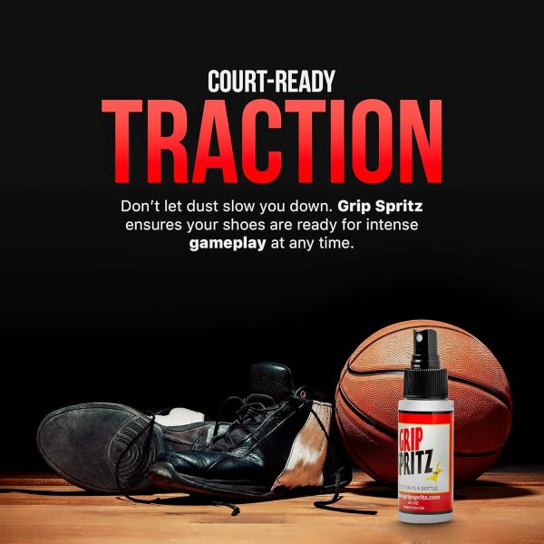 Grip Spritz - Basketball Shoe Grip Spray - Improve Sole Traction & Court - Image 7