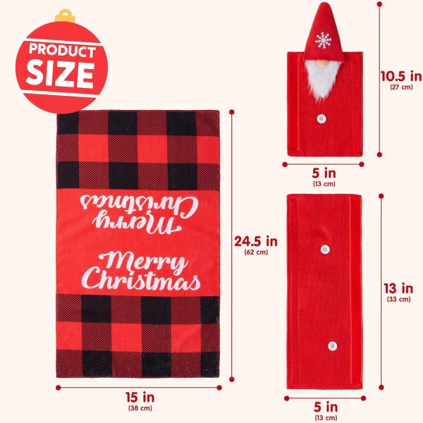 JOYIN Christmas Refrigerator Handle Covers Set of 5 Xmas Appliance Handle - Image 3