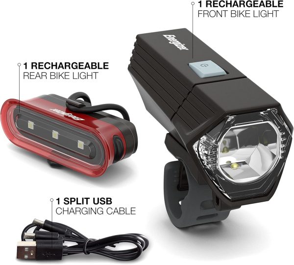 Energizer X400 Rechargeable Bike Light, IPX4 Water Resistant, Compact and - Image 8