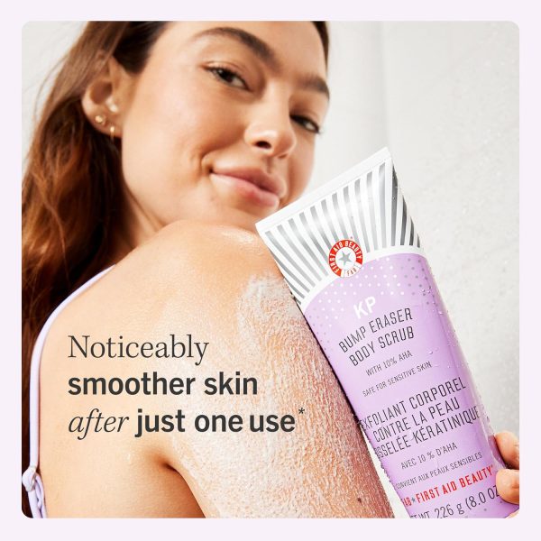 First Aid Beauty - KP Bump Eraser Body Scrub with 10% AHA, Keratosis - Image 2
