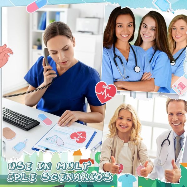 12 Pcs Nurse Gift Sticky Notes Medical Themed Sticky Notes Nurse Post Notes - Image 5