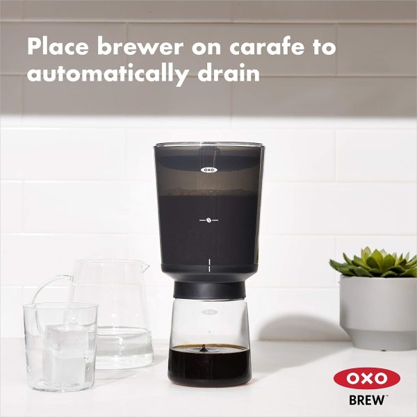 OXO Brew Compact Cold Brew Coffee Maker,Black - Image 2