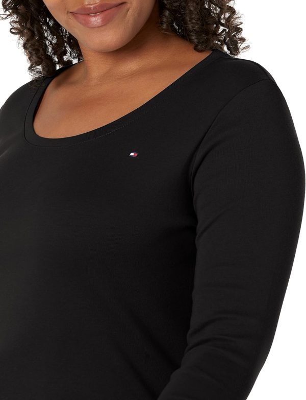 Tommy Hilfiger Women's Long Sleeve Scoop Neck Tee - Image 3