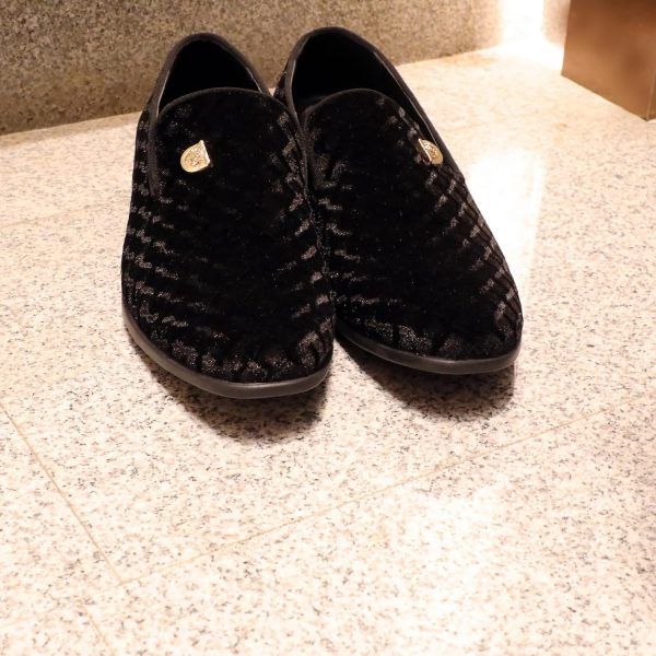 Men's Penny Slip-on Velvet Loafer Suede Dress Shoes Designer Smoking - Image 5