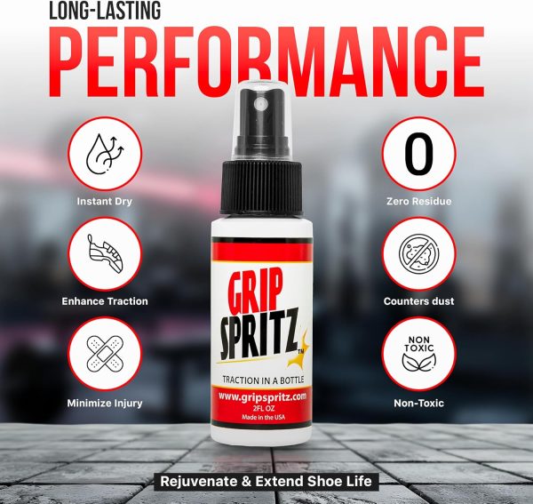 Grip Spritz - Basketball Shoe Grip Spray - Improve Sole Traction & Court - Image 2