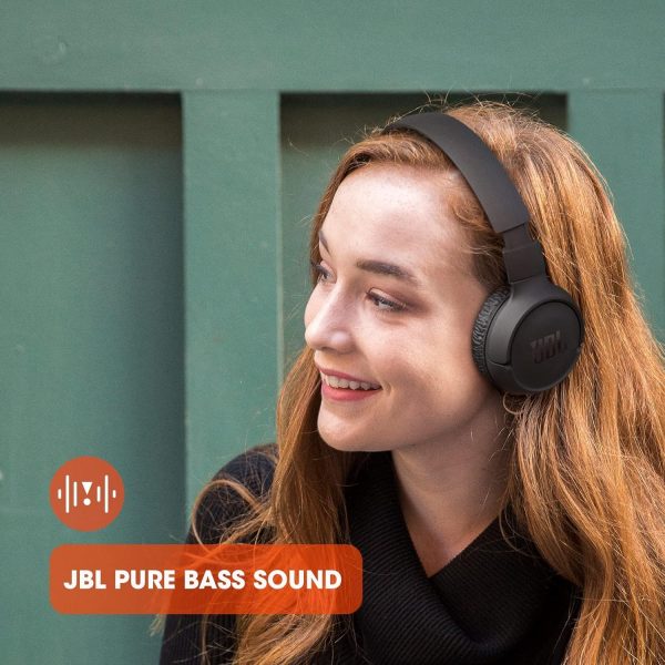 JBL Tune 510BT: Wireless Bluetooth On-Ear Headphones with Purebass Sound - - Image 7