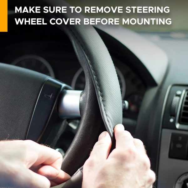 EcoNour 2 in 1 Car Steering Wheel Desk | Steering Wheel Tray for Laptop Car - Image 4