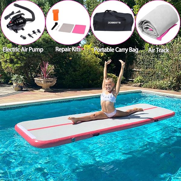DOBESTS Inflatable Gymnastic Mat Air Track Tumbling Mat 6.6ft 10ft 13ft - Image 4