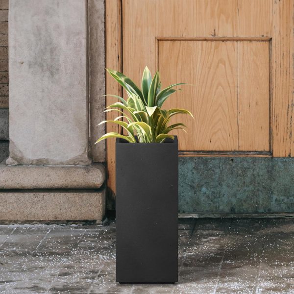 Kante 20.3" H Tall Rectangular Concrete Planter, Modern Square Diameter - Image 5