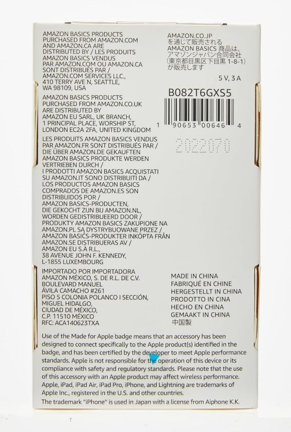 Amazon Basics USB-A to Lightning Charger Cable, Nylon Braided Cord, MFi - Image 11