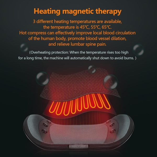 Heated Lumbar Back Traction Device with Back Traction Support and Waist - Image 4