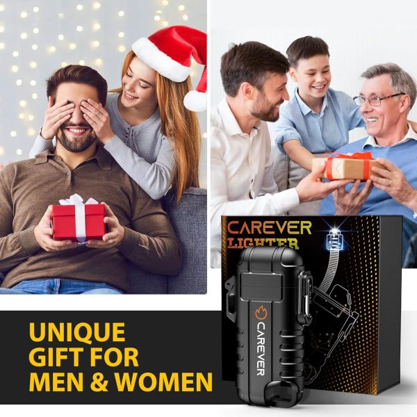 Electric Lighters Waterproof Gifts for Men: 360 Flexible USB Plasma Arc - Image 2