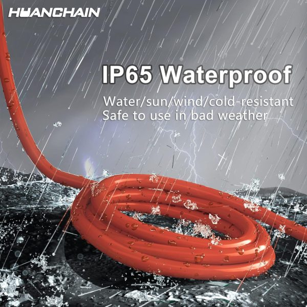 HUANCHAIN Indoor Outdoor Extension Cord 50 ft Waterproof, 16/3 Gauge - Image 5