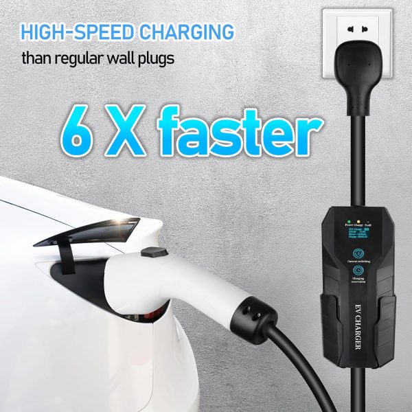 EV Charger Level 2, 8 to 32Amp - 240V Portable Electric Car Charger Nema - Image 6