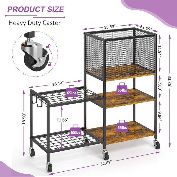 5 Tier Dumbbell Rack, Yoga Mat Storage Rack, Home Gym Storage Rack, Workout - Image 2