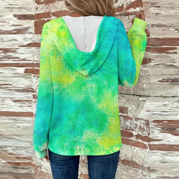 ChicCrate Hoodies For Women Trendy Long Sleeve V Neck Buttons Shirts - Image 4