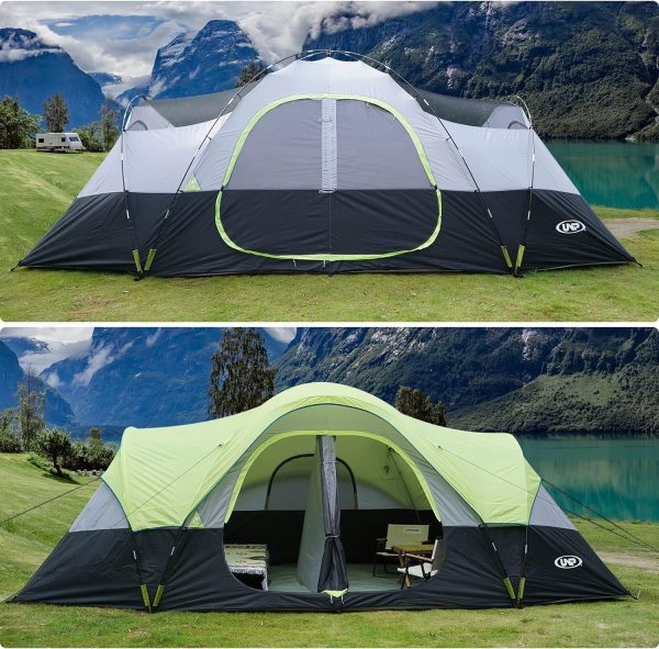 UNP Camping Tent 10-Person-Family Tents, Parties, Music Festival Tent, Big, - Image 7