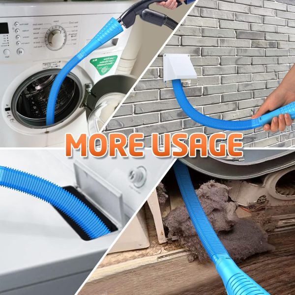 Sealegend 2 Pieces Dryer Vent Cleaner Kit Dryer Lint Vacuum Attachment, - Image 3