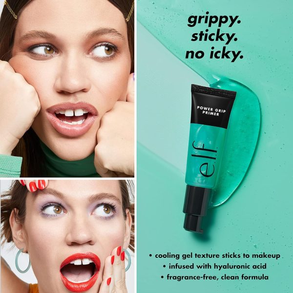 e.l.f. Power Grip Primer, Gel-Based & Hydrating Face Primer For Smoothing - Image 3
