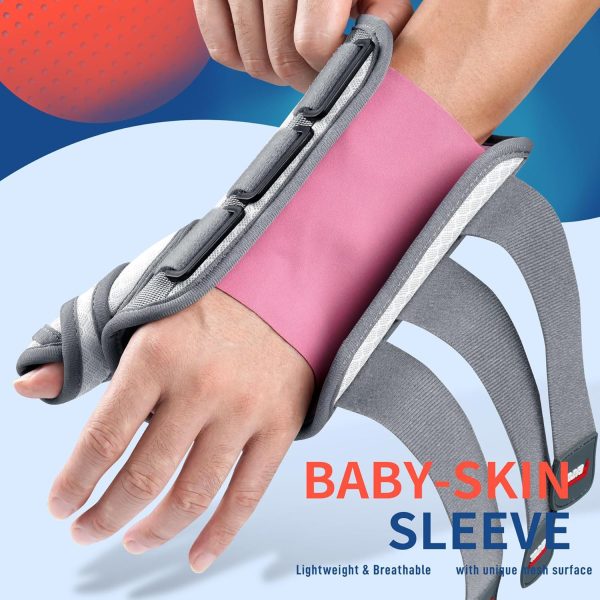 FEATOL Carpal Tunnel Wrist Brace Night Support, Wrist and Thumb Brace for - Image 7